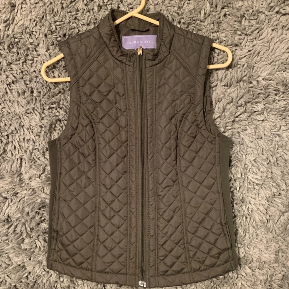 Olive Green Vest